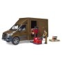 Bruder - Masina Ups Mercedes Benz Cu Sofer Si Accesorii Bruder - 4